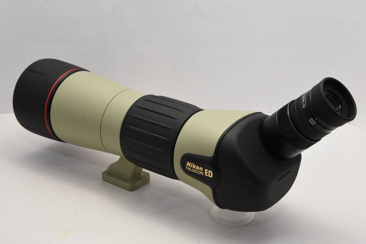 キレイ ニコン フィールドスコープ Nikon ED III-A 傾斜型 接眼レンズ ズームMCセット ケース付 天体観測 バードウオッチング