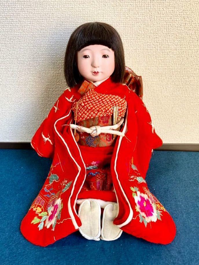 ヤフオク! - 市松人形 アンティーク 42㎝ 大正時代 昭和初期 玩具