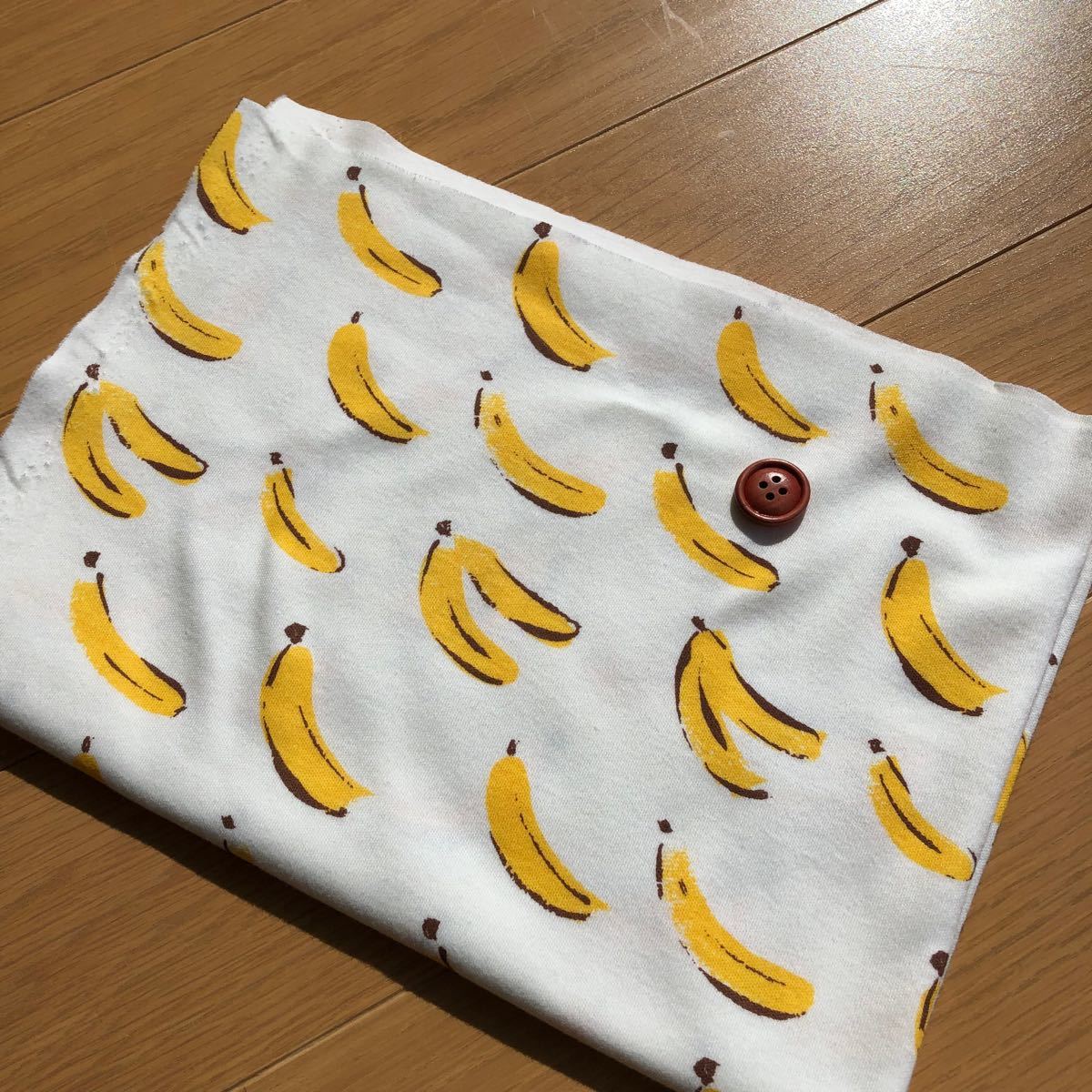 Paypayフリマ スムースニット 可愛いバナナ柄 生地 Paypayフリマ スムースニット 可愛いバナナ柄 生地