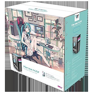 【残り1点 新品未開封】Thermaltake 初音ミクコラボ限定PCケース Versa H26 HATSUNE MIKU EDITION CA-1J5-00M1WN-05 ミドルタワー ATX対応_画像2