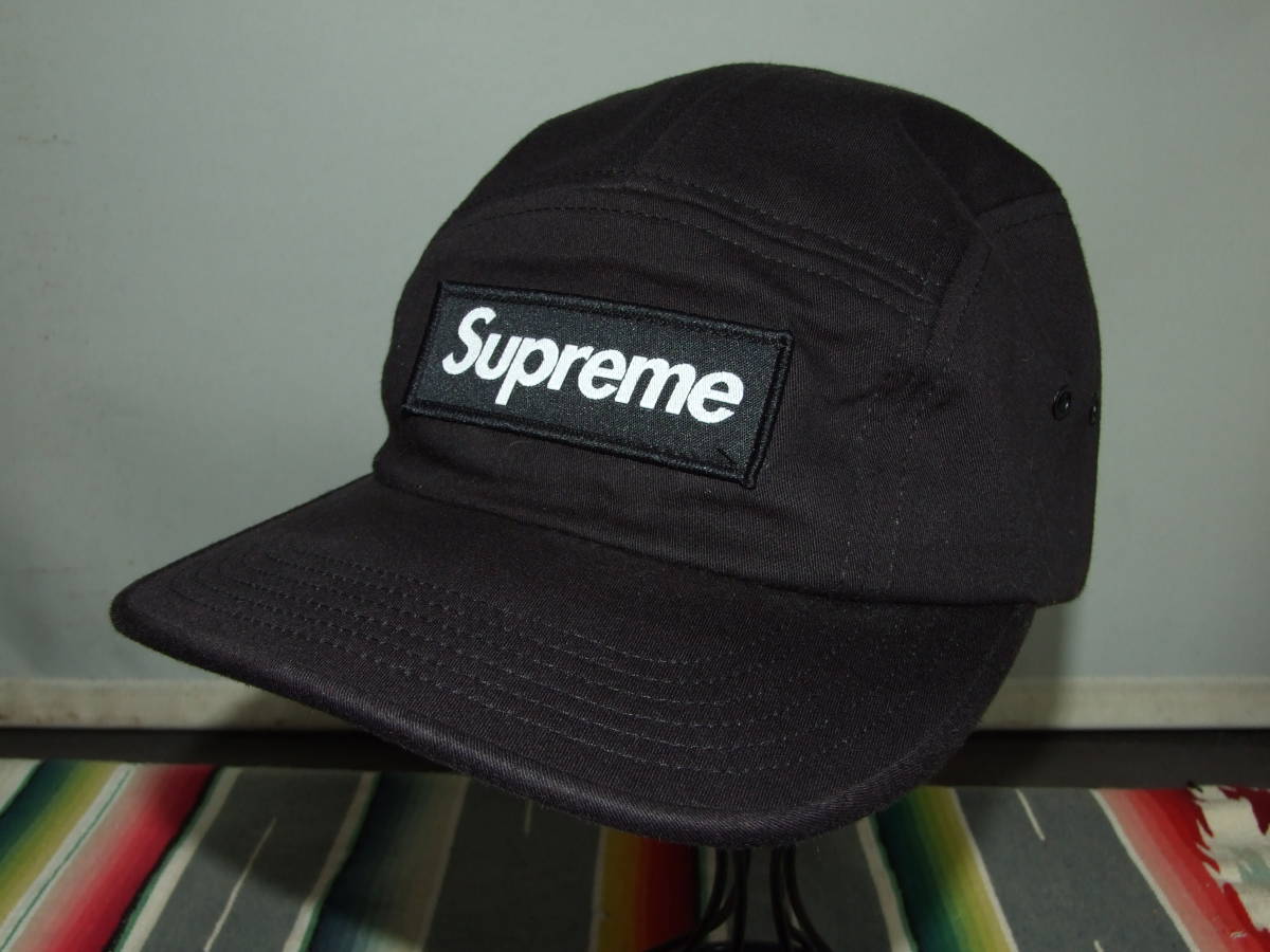 Supreme/シュプリーム*Camp Cap/キャンプキャップ*ブラック*使用品 の