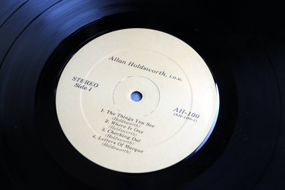 【LPレコード】I.O.U / Allan Holdsworth 輸入盤 AH-100_画像4
