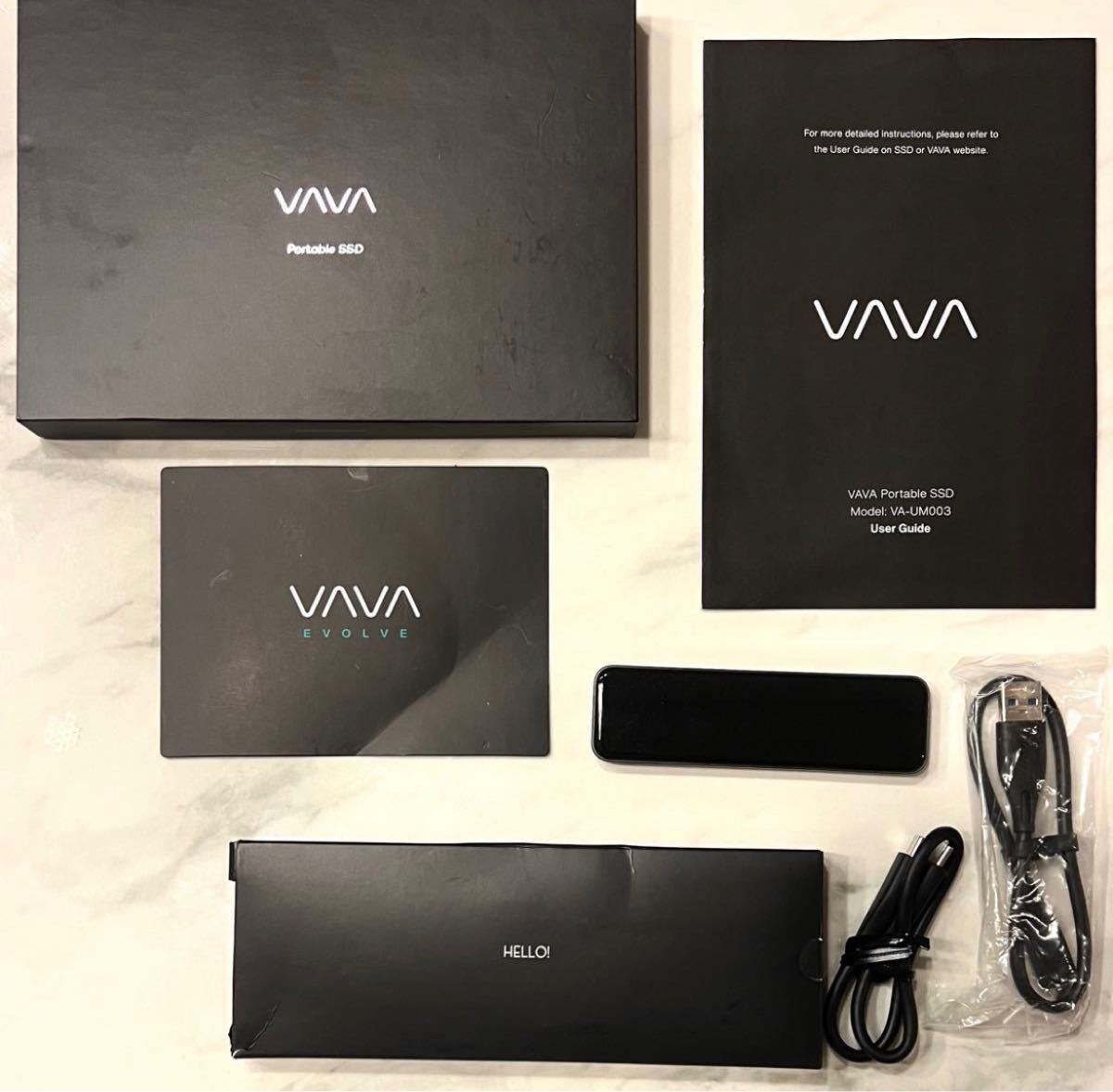 【美品】VAVA ポータブルSSD VA-UM003 1TB