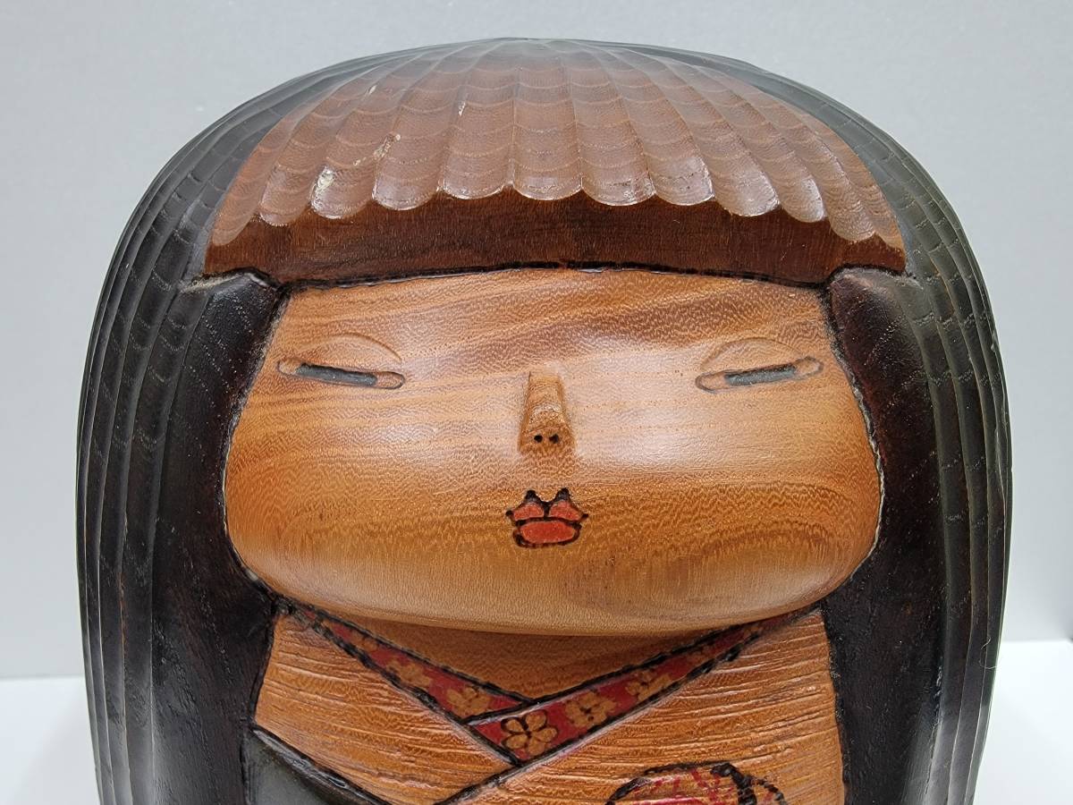 Yahoo!オークション - 1662 加藤龍雄 『童心』 創作こけし 美術 Yahoo!オークション - 1662 加藤龍雄 『童心』 創作こけし 美術