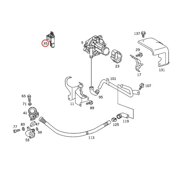 [優良品]ベンツ W220 W221 W222 S320 S350 S400 S430 S500 S550 S600 S55AMG S63AMG チェンジオーバーバルブ 0025407097 0025401497_画像2