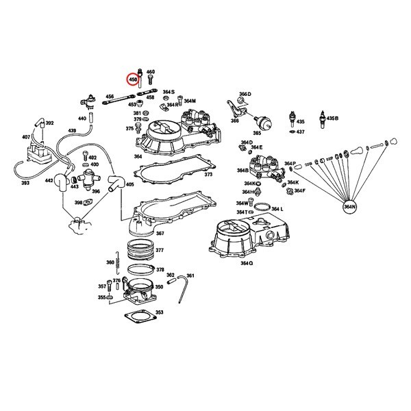 純正OEM BOSCH製 ベンツ W124 インジェクションノズル 0000785623 0000784023 0437502010 230E 260E 300E E300 230TE 300TE 300CE_画像5