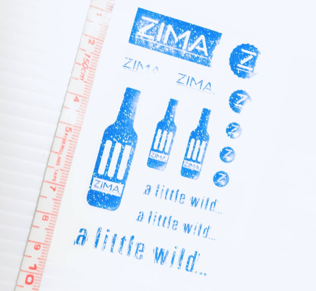 非売品 新品 ZIMA ジーマ オリジナル ラメシール×3枚 携帯ステッカー×2 ...