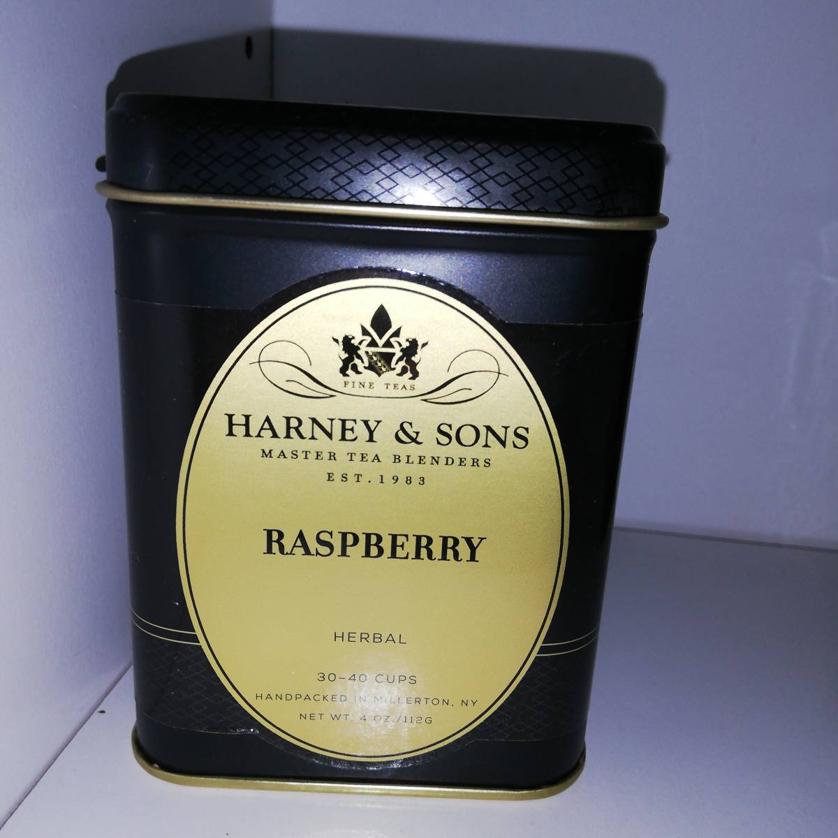 紅茶缶 ラズベリー ハーブティー カフェインレス 112g Harney & Sons ハーニー&サンズ【新品・送料込】