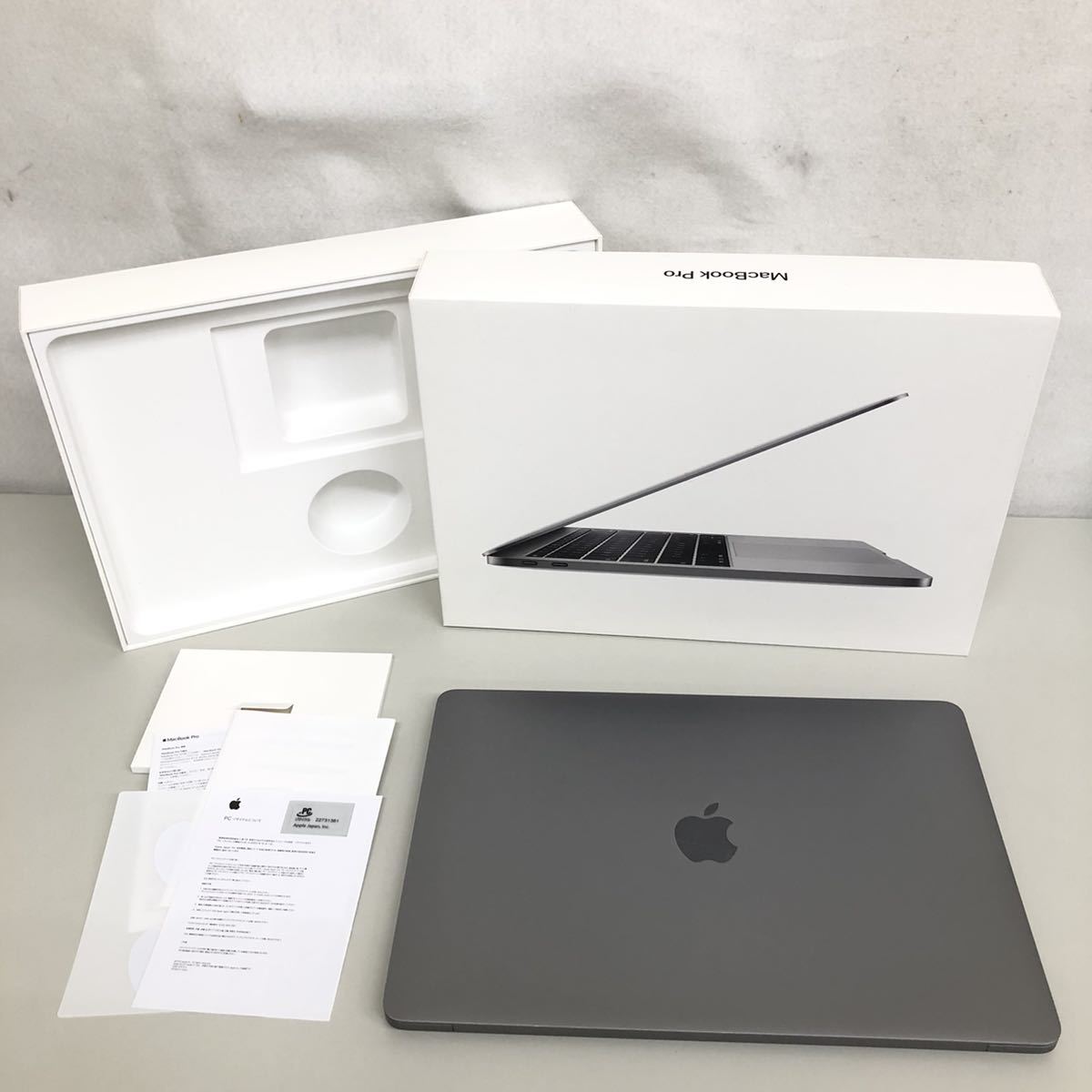 【ジャンクストレージ不良】Apple MacBook Pro 13インチ 2017 Two Thunderbolt3ports MPXT2J/A Core i5 2.3GHz/8GB/スペースグレイ/A1708_画像1