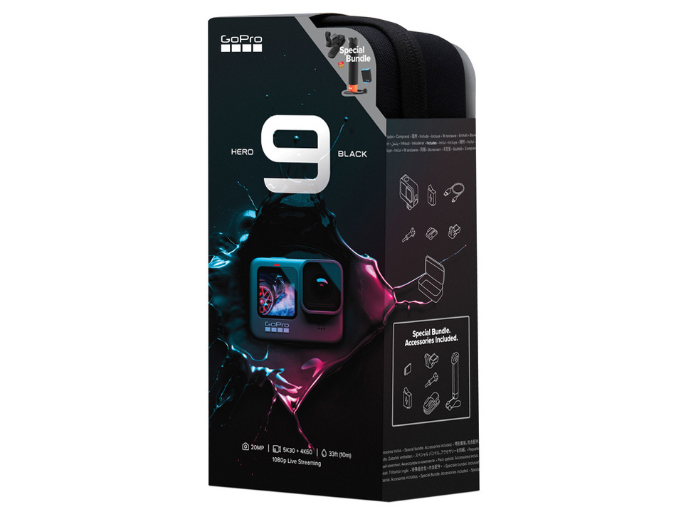 メーカー保証付き 新品 GoPro HERO9 BLACK 限定バンドル CHDRB-901-FW