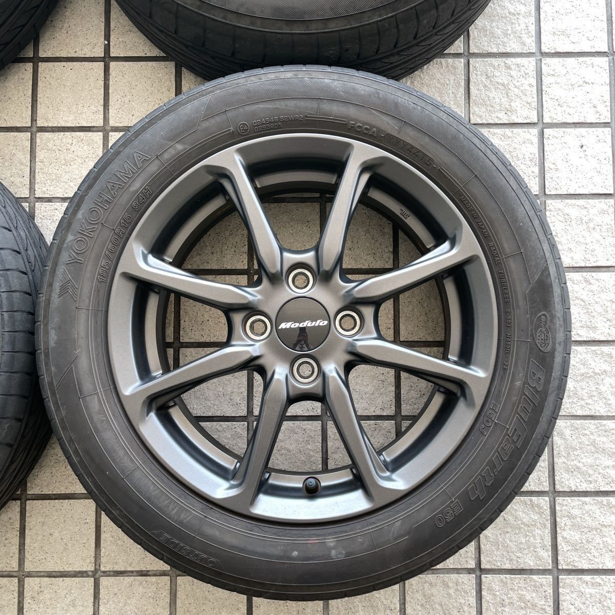 モデューロ Modulo 15インチアルミホイール セット タイヤサイズ 185