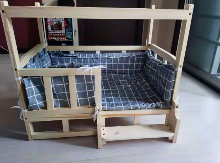 ☆新品☆ 犬小屋 犬ベット 分解掃除可能ペット・ベッド ソリッドウッド