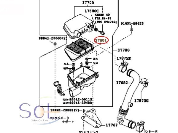 ダイハツ ハイゼットカーゴ(S200V S210V S320V S330V S321V S330V S200W S210W) エアフィルター 10枚セット 17801-97205 17801-97203_画像2