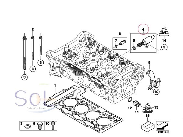 BMW F30 320i F20 116i 118i 120i VANOS バノス ソレノイドバルブ 11367604292 11367587760 11368610388 出荷締切18時_画像2