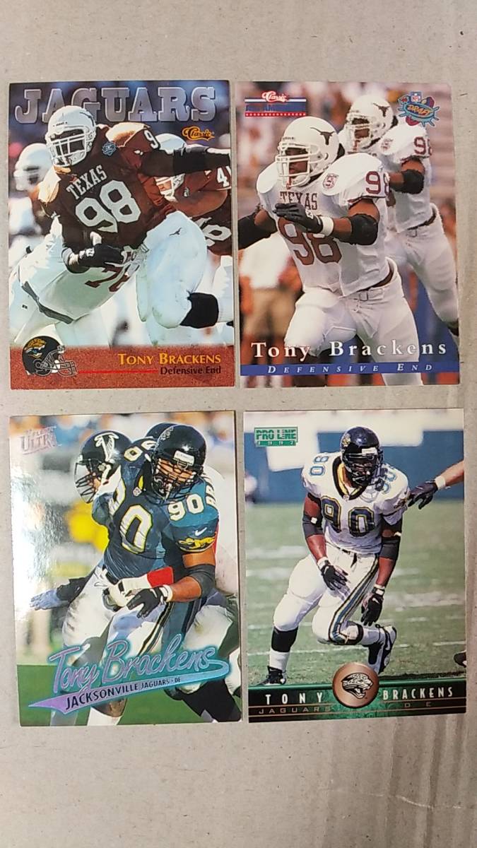 NFLカード　TONY BRACKENS 10種 RC4　ジャガーズ　DE_画像2