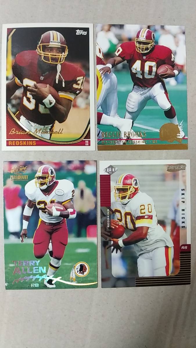 NFLカード　WASHINGTON REDSKINS / RB 色々12種　レッドスキンズ_画像2