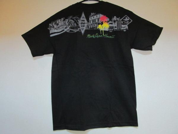 《全国一律送料800円》◆ハワイ直輸入 Tシャツノースショアハワイ 黒色 メンズ North Shore Hawaii サーファー サーフィン_掲載写真は他の同商品を流用致しました