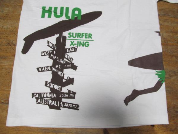 《全国一律送料800円》○ハワイ直輸入 Tシャツ サーフアンドシー NALU 白色 HULA Hawaii Surf and Sea_掲載写真は他の同型モデルを流用致しました