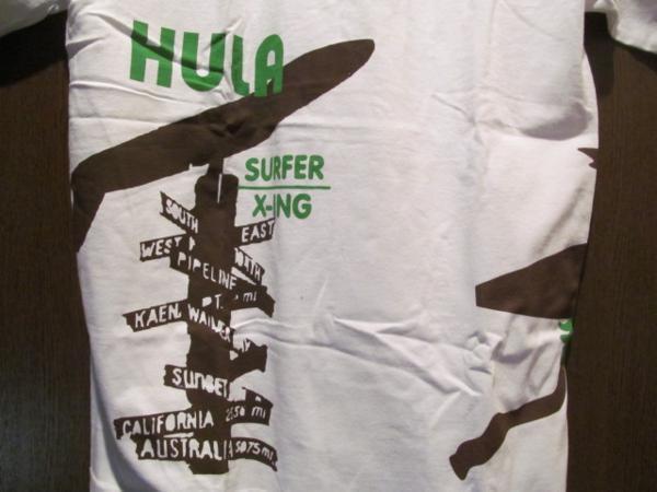 《全国一律送料800円》○ハワイ直輸入 Tシャツ サーフアンドシー NALU 白色 HULA Hawaii Surf and Sea_掲載写真は他の同型モデルを流用致しました