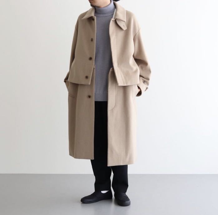 YOKE ヨーク2019aw 3WAY BAL COLLAR SHARE COAT ウール バルカラー