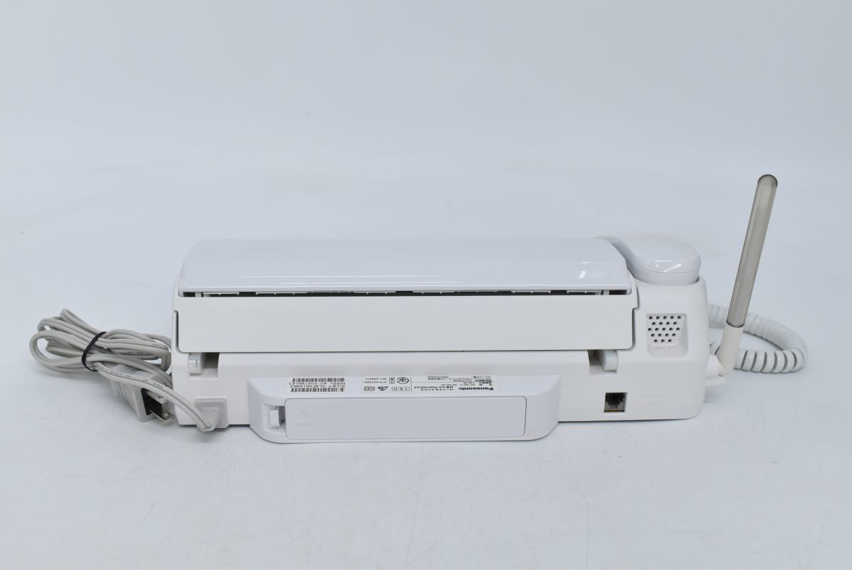 (170M 0408M7)Panasonic パナソニック パーソナルファックス KX-PD670DL KX-KD507-W1 電話 FAX 親機 子機 家電_画像4