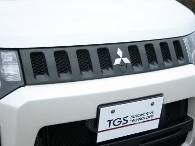 激安格安割引情報満載 TGS カーボンセンターグリル デリカD:5 珍しい 4WD