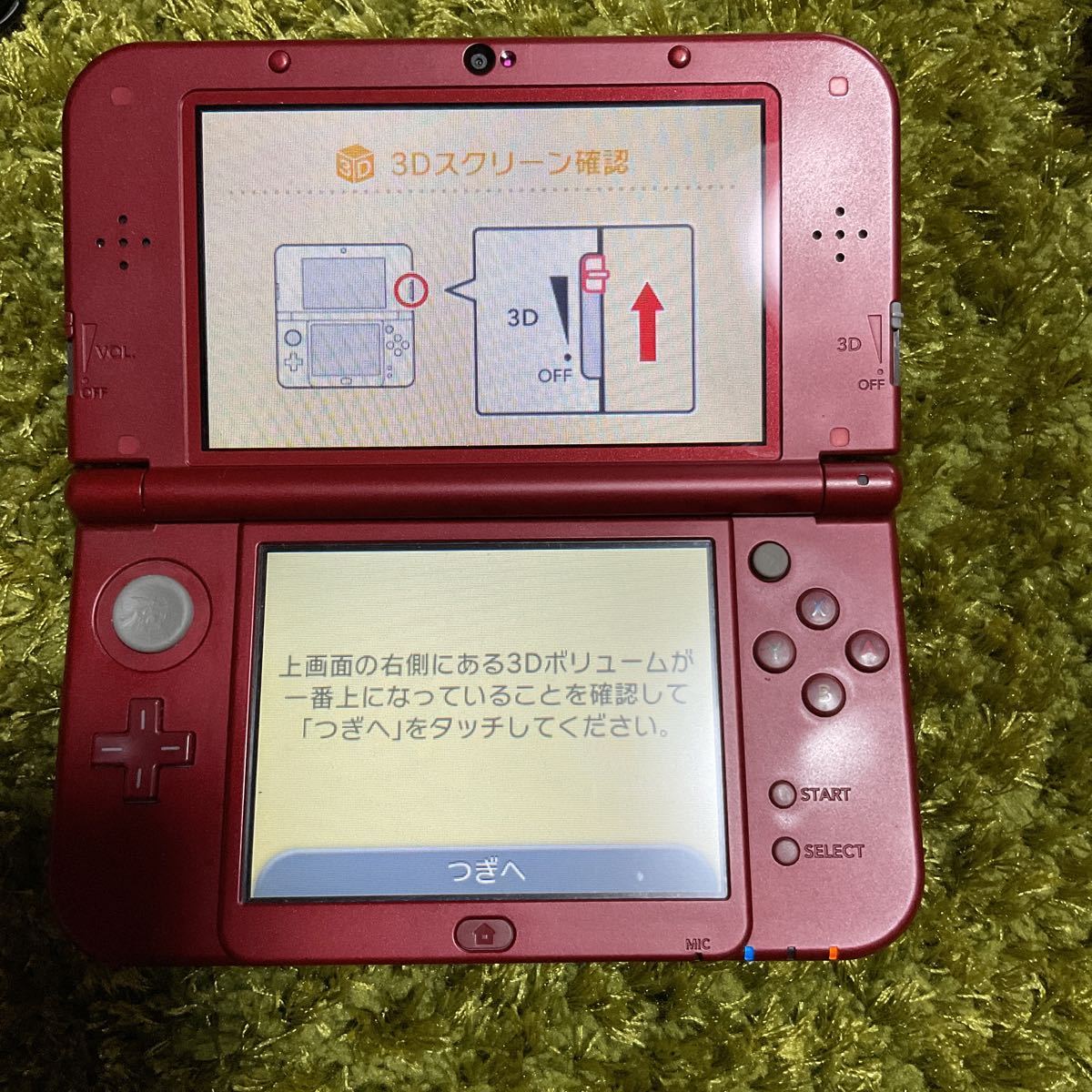 格安 Newニンテンドー3DS LL ピンク×ホワイト 動作確認済 初期化済