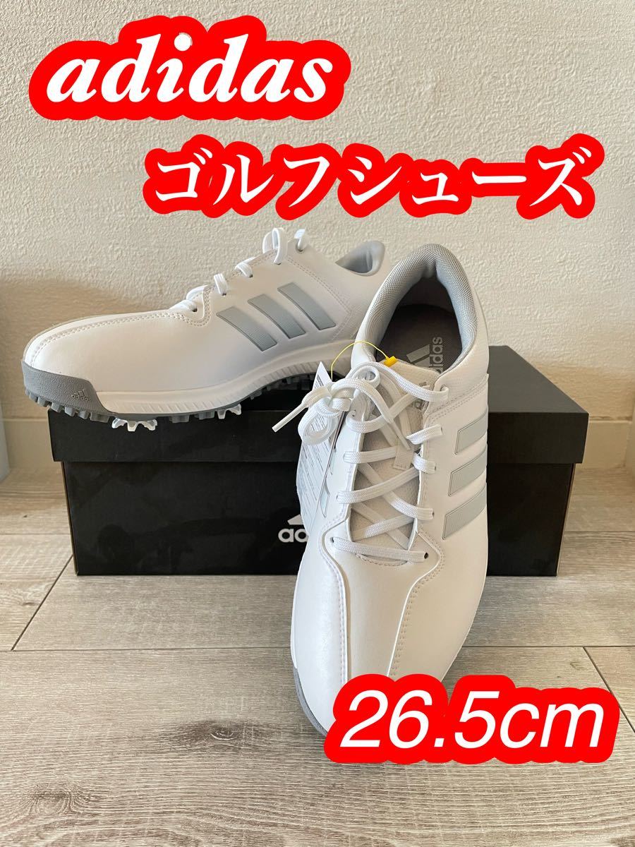 保障できる】 adidas アディダス ゴルフシューズ 26.5cm - ゴルフ