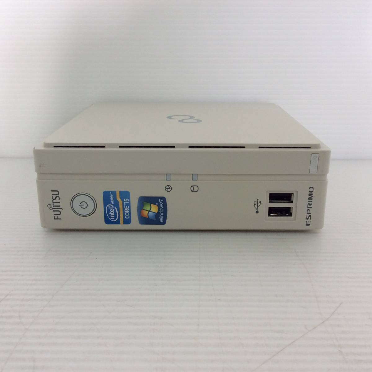 小型 PC 富士通 ESPRIMO B532/G FMVB01001 Intel Core i5-3470T 2.90GHz メモリ 4GB HDD 320GB OSなし 2台セット　X316_正面