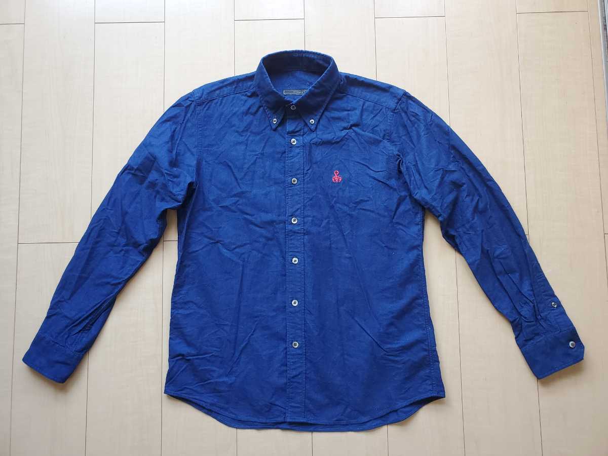 SOPHNET. ソフネット DENIM B.D SHIRT インディゴ染め デニムシャツ