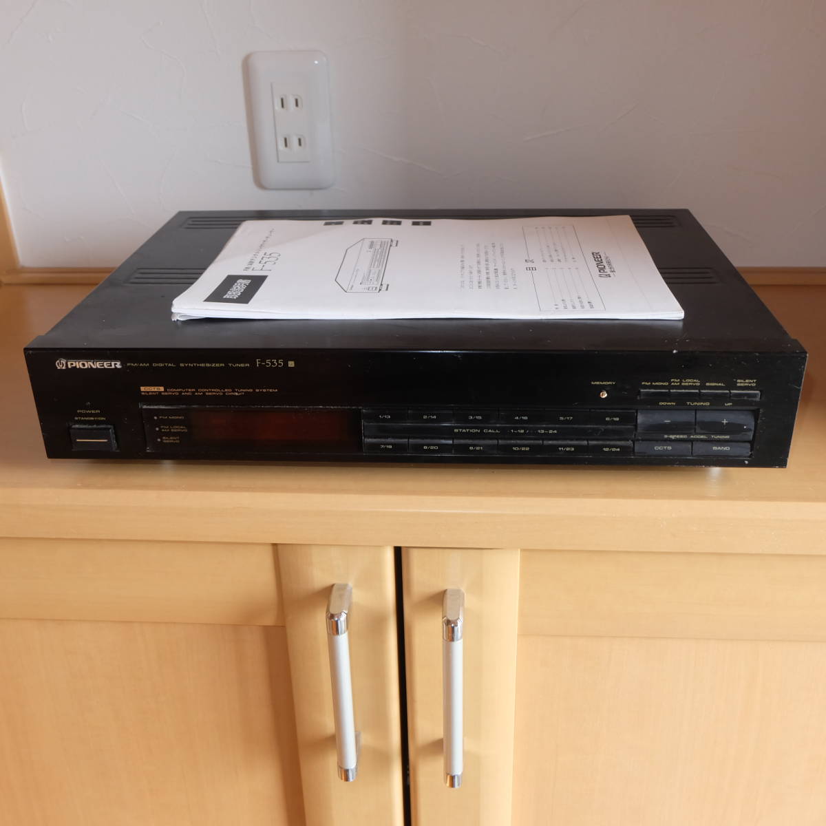 Pioneer パイオニア FM/AMチューナーデッキ F-535 FM/AM デジタル