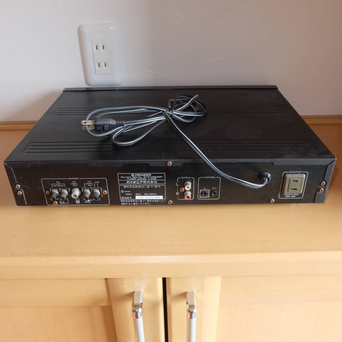 Pioneer パイオニア FM/AMチューナーデッキ F-535 FM/AM デジタル