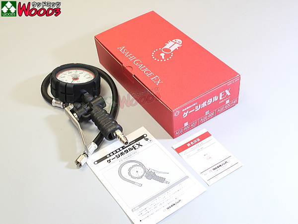  asahi industry gauge botaruEX AGE-600 [ body only ] * tip zipper less ( old AG-8006) for passenger car tire gauge air gauge gauge botaruAGE600