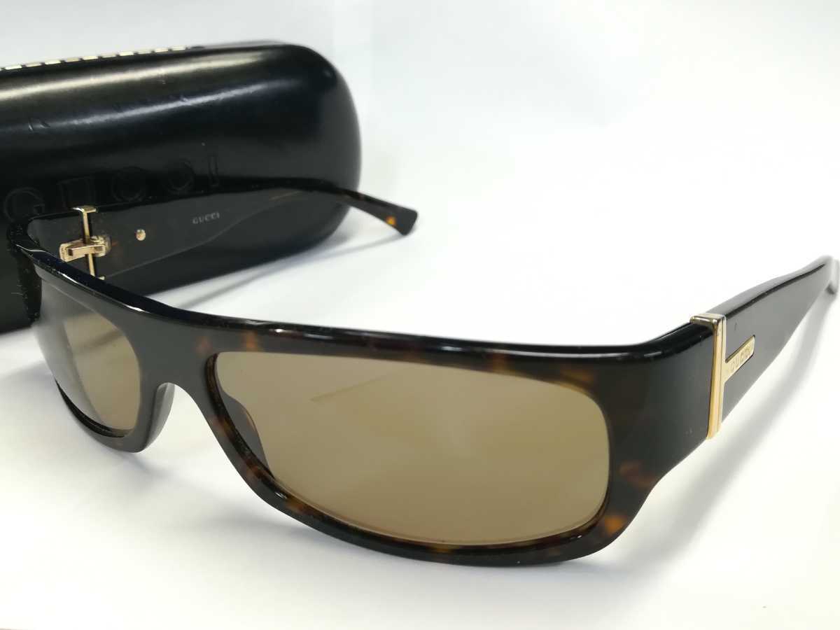ファッショ Gucci - Gucci ロゴサングラス茶 グッチ美品の通販 by 【バイデン大統領】 グッチロゴサングラス サングラス/メガネ