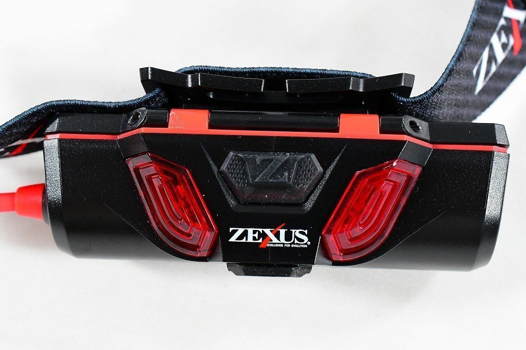 保管品 冨士灯器 ZEXUS LEDヘッドライト ZX-R730 充電タイプ ZR-02付 