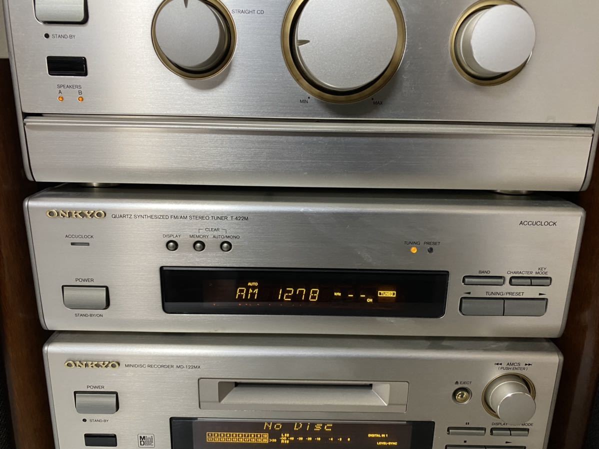 ONKYO システムコンポ A-922M/T-422M/MD-122MX/C-722M/D-202AX ONKYO システムコンポ A-922M/T-422M/MD-122MX/C-722M/D-202AX