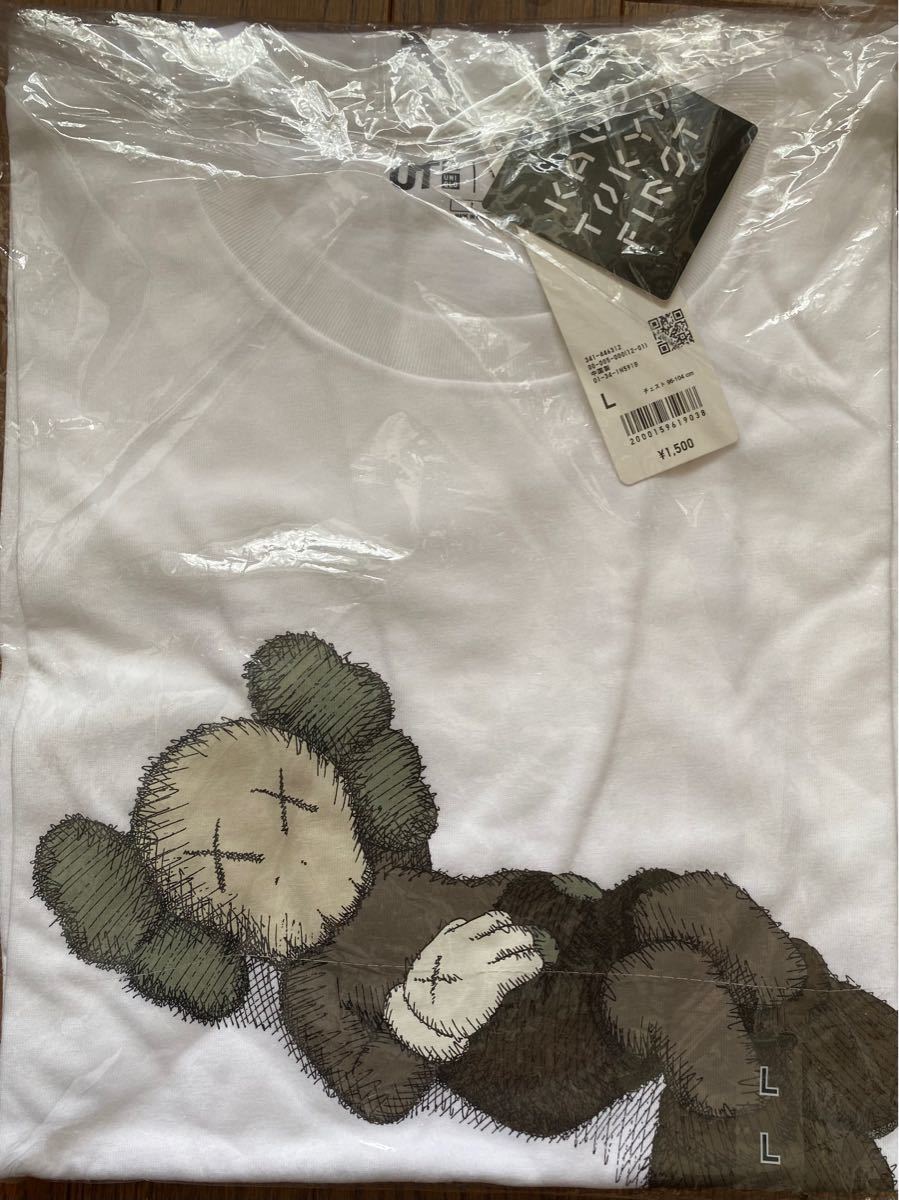 ユニクロ KAWS カウズ グラフィックTシャツ コラボTシャツ コラボ Lサイズ UT 半袖Tシャツ