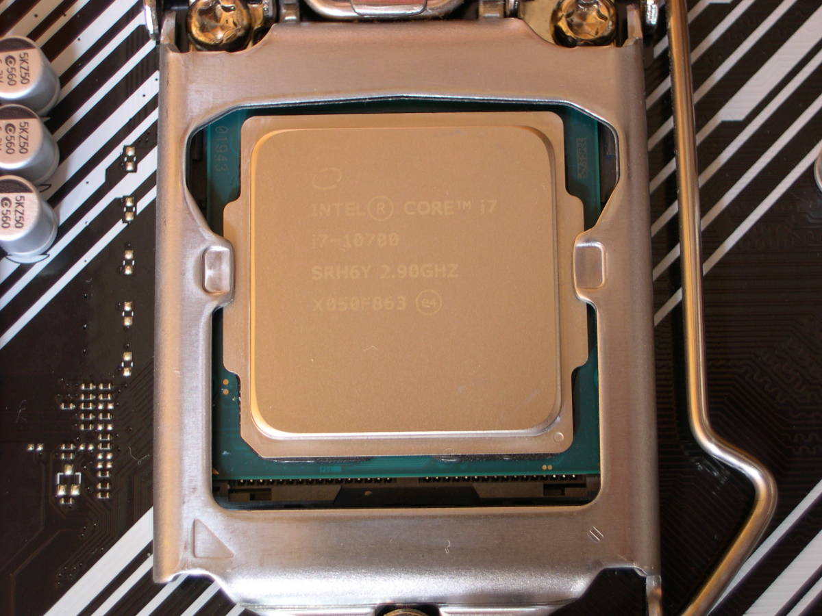 Intel第10世代 CORE i7-10700☆ASUS H470-PLUSマザーボード