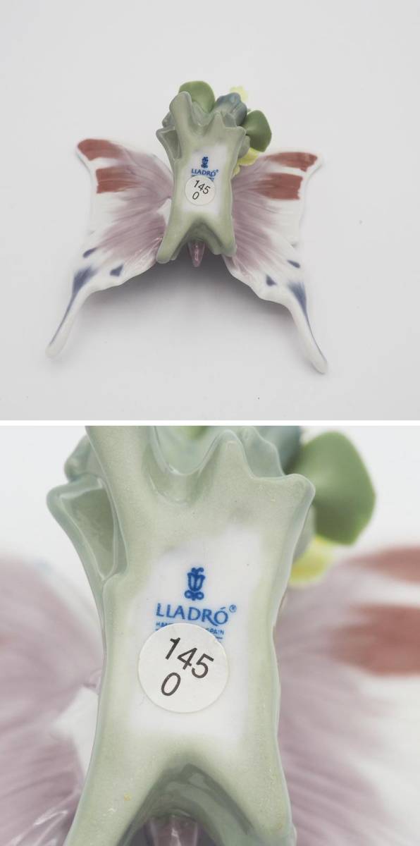 絶版】リヤドロ LLADRO 6173 休息の瞬間 A MOMENTS REST BUTTERFLY