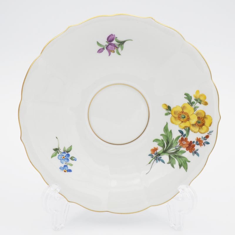 高い素材】 ベーシックフラワー MEISSEN マイセン 二つ花 #6 2つ花