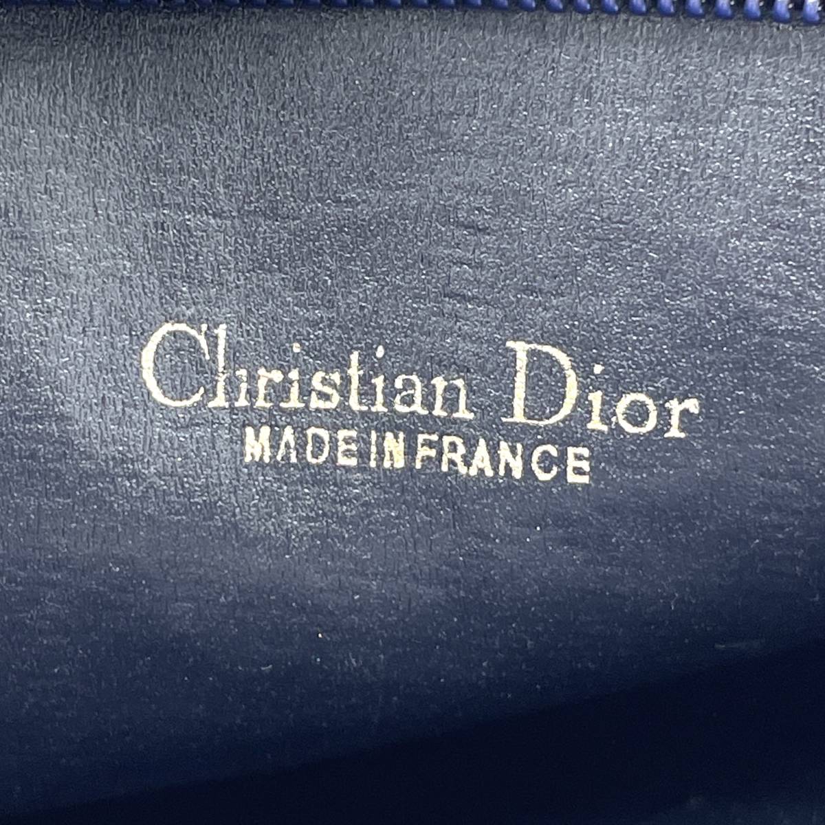 1円 美品 Christian Dior クリスチャンディオール トロッター トロッタ柄 ショルダーバッグ Diorロゴ ゴールド金具 ヴィンテージ_画像10