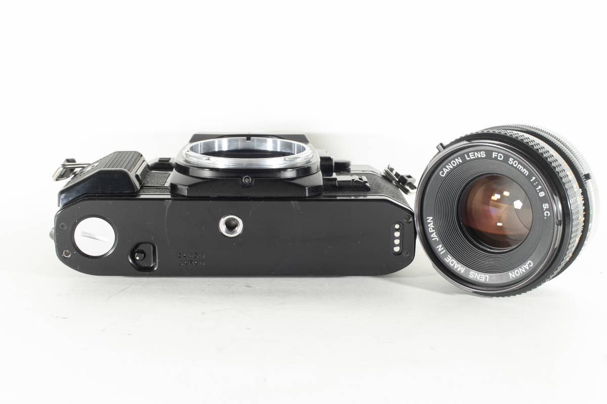 5キャノン A-1 A1 FD 50mm F1.8 canon 単焦点レンズセット フィルム一眼レフカメラ_画像6