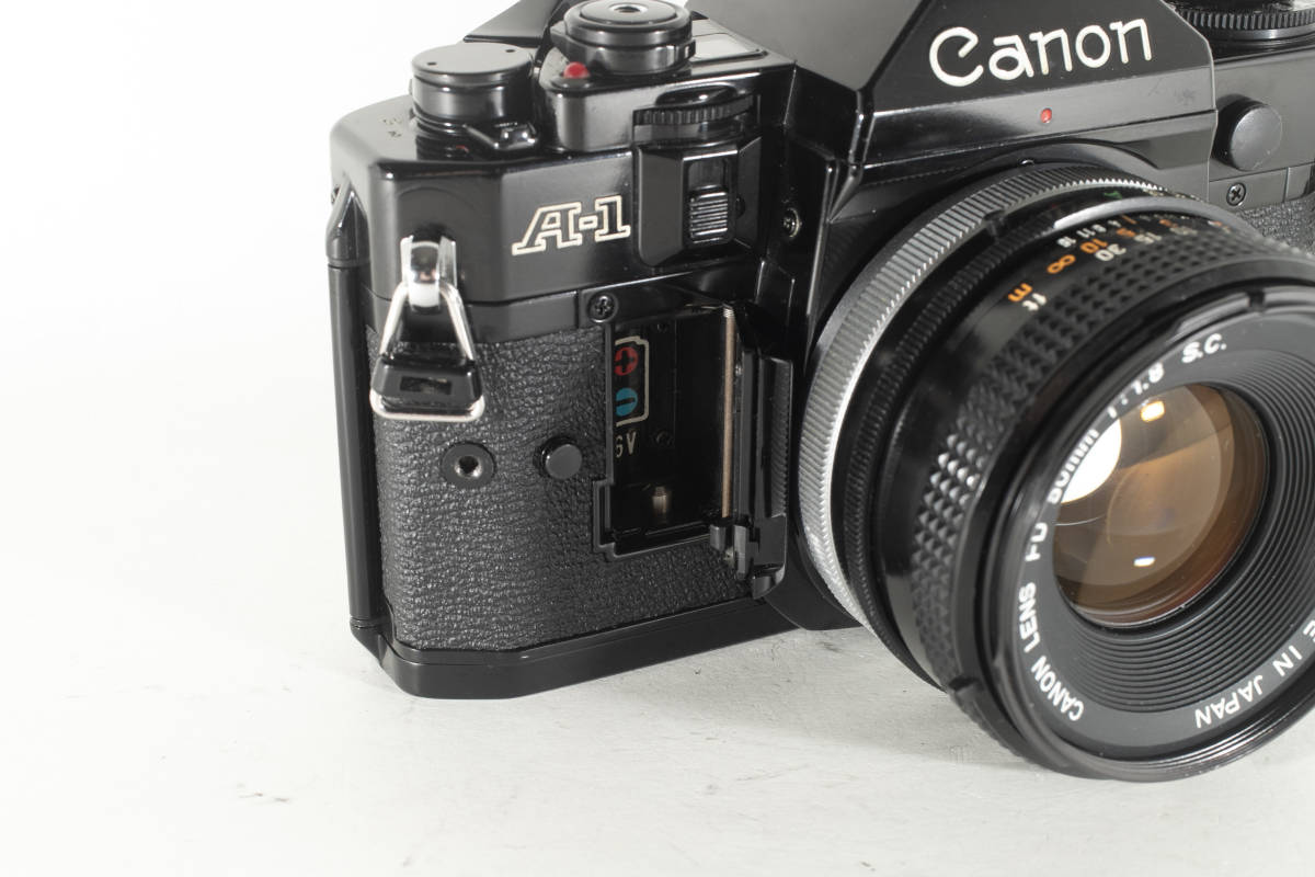 5キャノン A-1 A1 FD 50mm F1.8 canon 単焦点レンズセット フィルム一眼レフカメラ_画像10