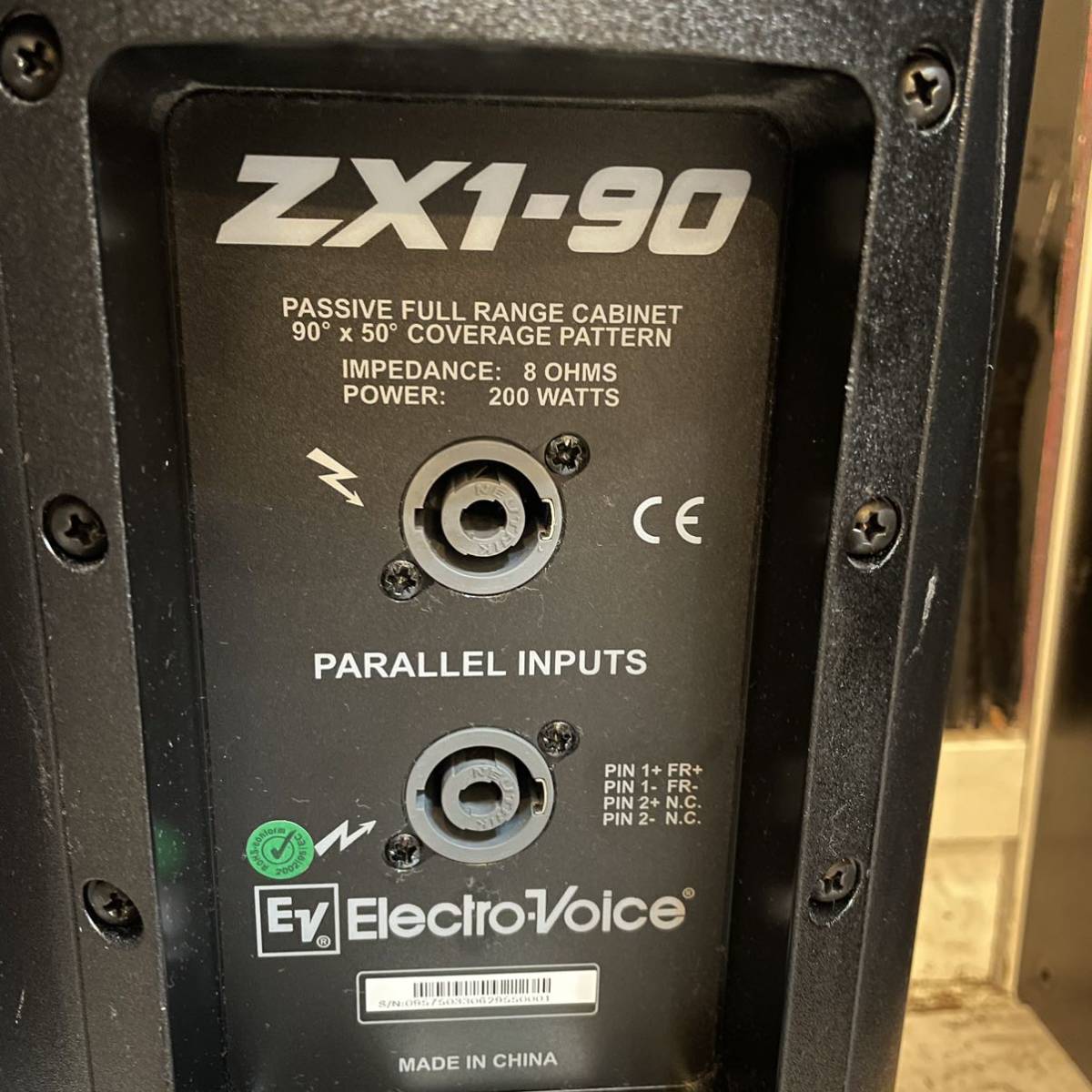 ①zx1-90 2台セット エレクトロボイス ELECTRO VOICE EVスピーカー PA