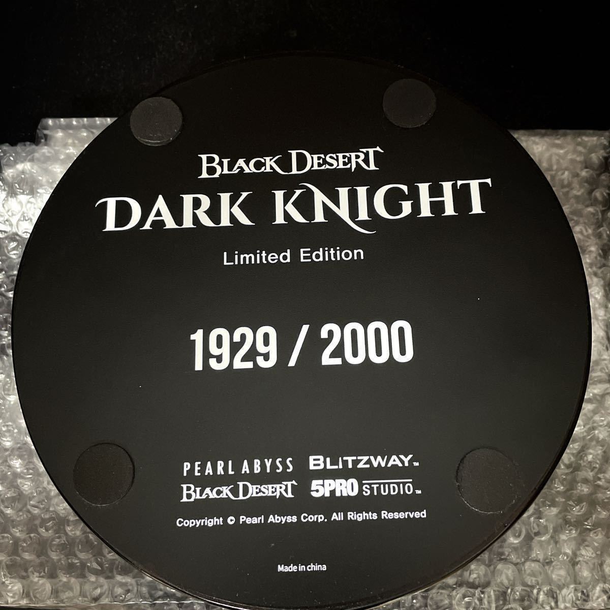 正規品 Dark Knight ダークナイト 黒い砂漠 1 4 スタチュー Pearl Abyss Store限定 ブリッツウェイ フィギュア その他 売買されたオークション情報 Yahooの商品情報をアーカイブ公開 オークファン Aucfan Com