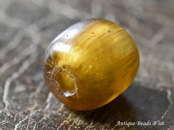 *. hoe . tonbodama * profit break up! Ancient Rome n Gold Sand beads tube type large sphere 1 gold layer sphere .. sphere condition excellent . super-beauty goods [ free shipping ][EB19009-1]