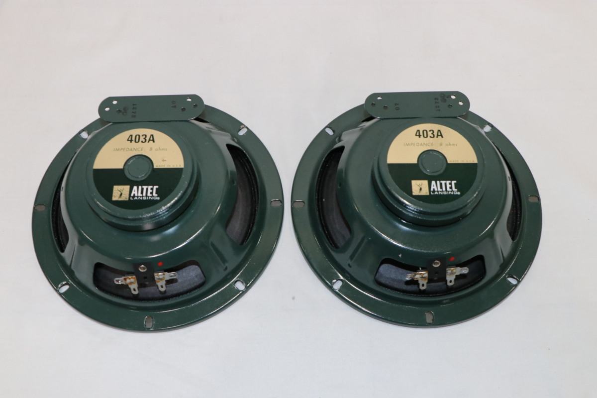 美品◇Altec アルテック 403A 8インチスピーカー ペア◇ www.lram-fgr.ma