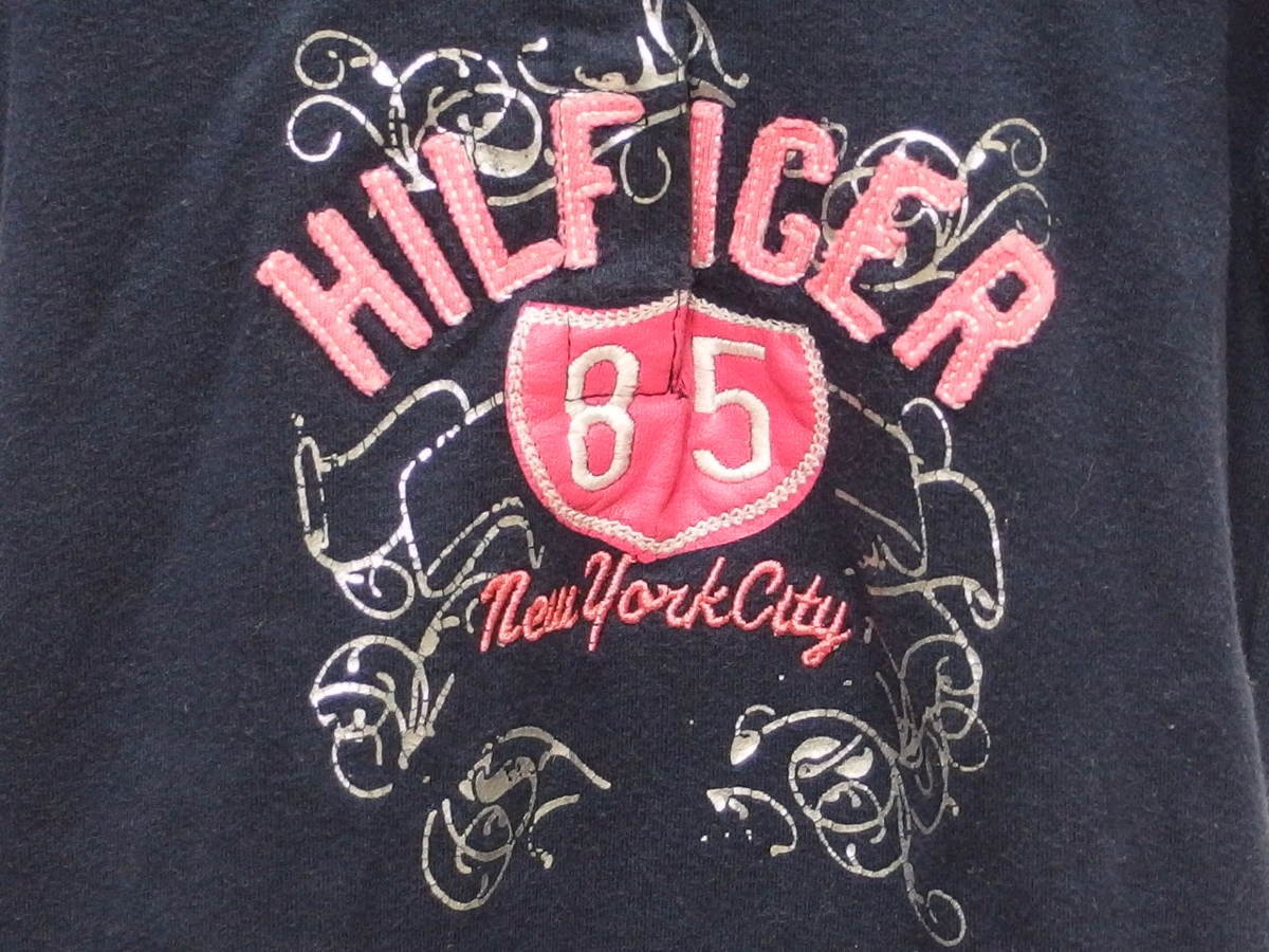 TOMMY HILFIGER◆トミーヒルフィガー 子供服 フード付 ワンピース（ネイビー）サイズ4T◆USED_画像4