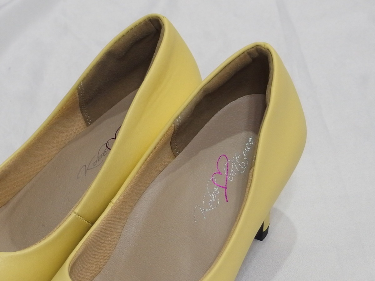 KOBE LETTUCE0* Kobe lettuce pumps ( yellow ) size M(23~23.5.)*USED beautiful goods 