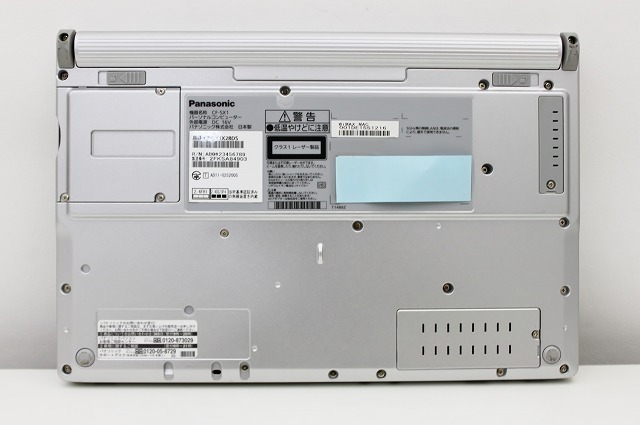 1円スタート Panasonic レッツノート CF-SX1 Core i5 2450M 2.5GHz メモリ4GB DVDスーパーマルチドライブ 12.1インチ ジャンク品_画像8